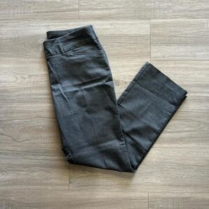 Gray business casual stretchy tailored trousers pants